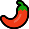 Hot Pepper emoji on Microsoft
